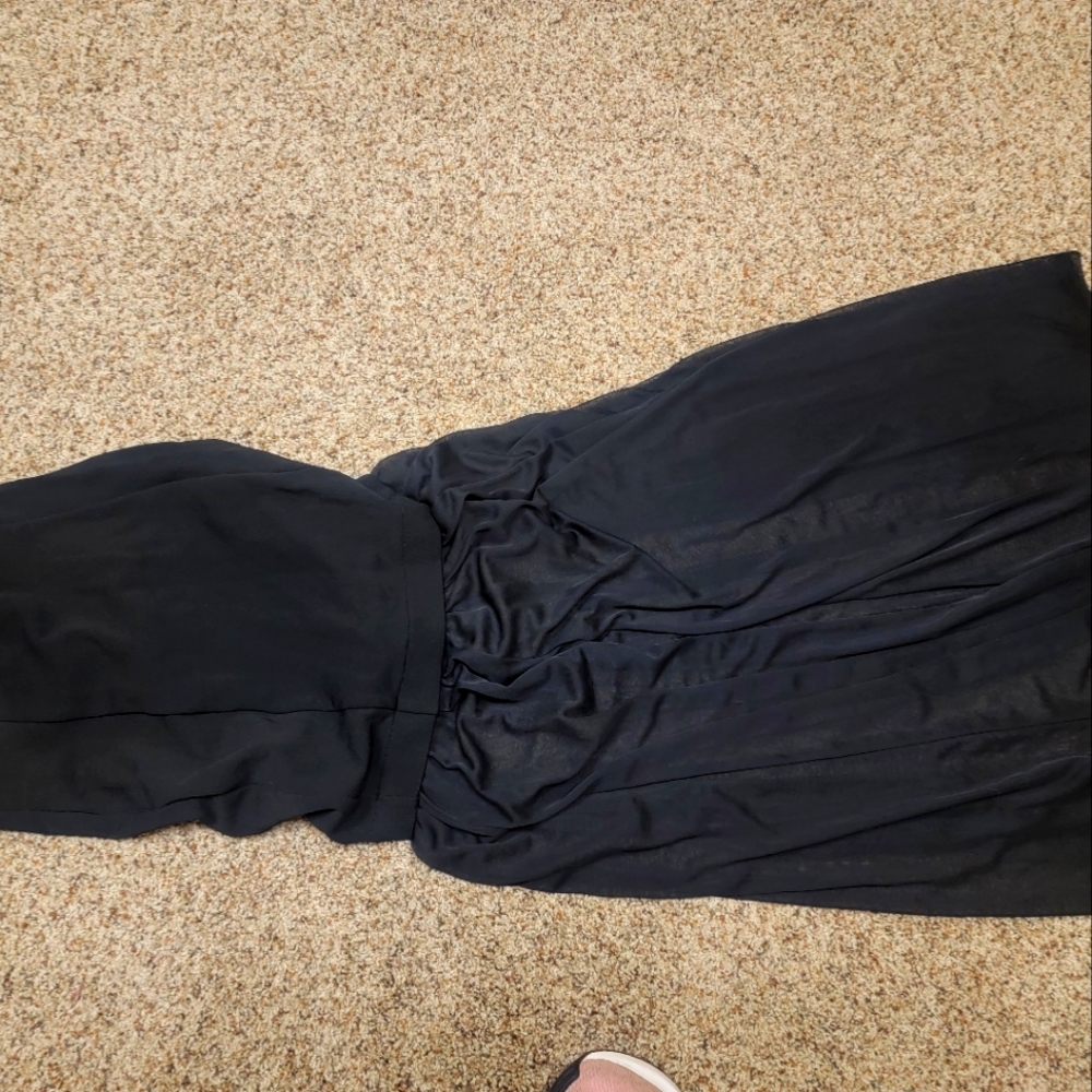 H&M black mermaid skirt